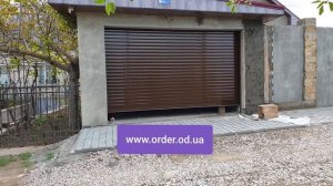ролета на гараж  . 77 ламель экструдированная