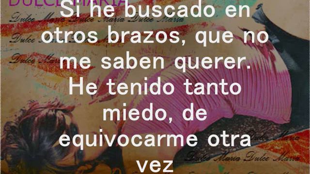 Dulce Maria- Quien Seras (letra/lyrics) смотреть онлайн