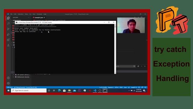 Java (Try / Catch Exception Handling) смотреть онлайн