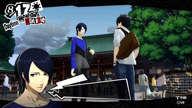 Persona 5 - 8/17 Wednesday: Hang Out with Yusuke Kitagawa at Meiji Shrine: Gives Hamaya Gift смотреть онлайн