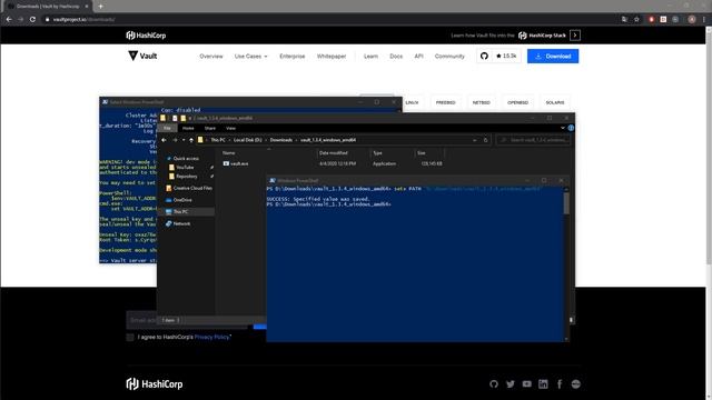 Vault Installation - Windows Host Machine - Create your First Secret смотреть онлайн