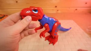 ГИГАНТСКИЙ ДИНОЗАВР ЛЕГО со звуком КИТАЙСКАЯ ПОДДЕЛКА