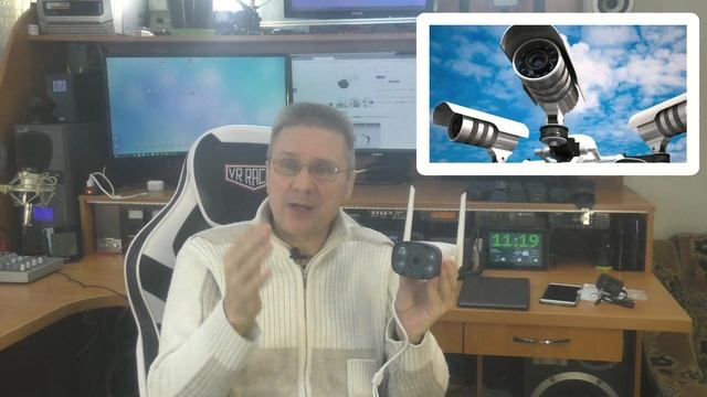 Обзор водонепроницаемой IP камеры  SANNCE I41FD 1080P HD WIFI AIVIEW смотреть онлайн