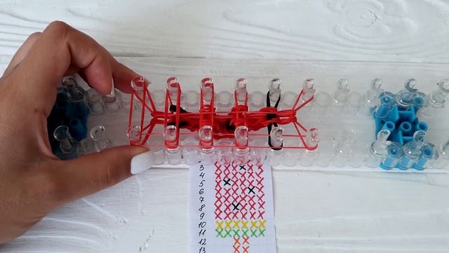 Фреска МОРОЖЕНОЕ АРБУЗ из резинок на станке. Как плести из резинок ? Olya Rainbow смотреть онлайн