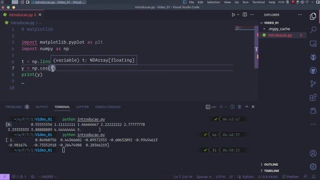 Python - Introdução a Biblioteca Matplotlib e Numpy ( P1 ) смотреть онлайн
