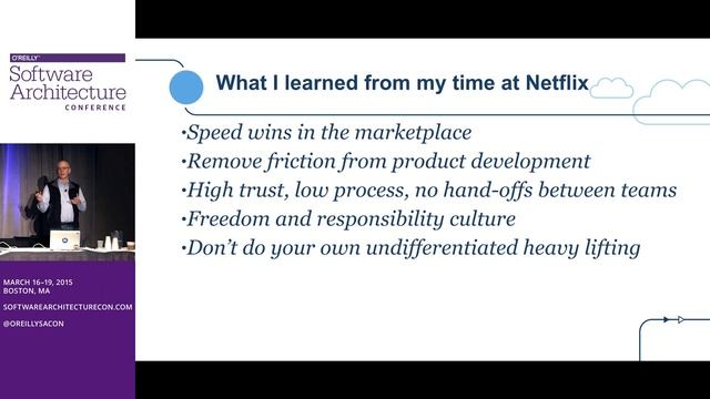 Deliver Faster and Spend Less with Cloud Native Microservices - Part 1 - Adrian Cockcroft смотреть онлайн