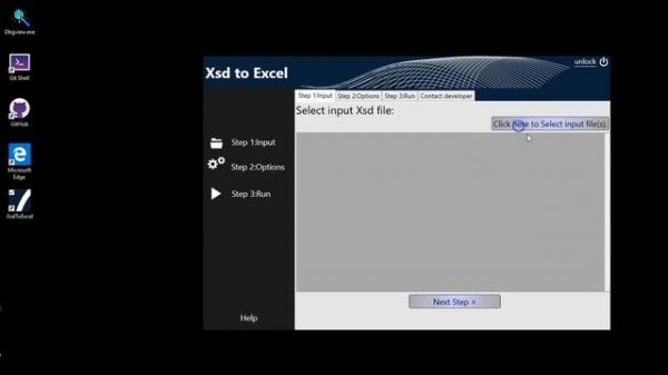 Xsd to Excel