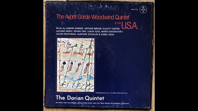 Jacob Druckman - "Delizie Contente Che L'alme Beate" For Woodwind Quintet And Tape смотреть онлайн