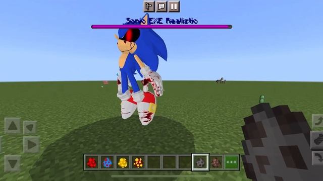 Realistic sonic.exe ADDON in Minecraft PE смотреть онлайн