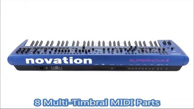 Novation Supernova II - Original Factory Demo For The OS1 Version