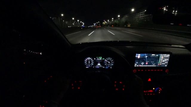 2022 KIA Forte 1.6G POV night drive смотреть онлайн