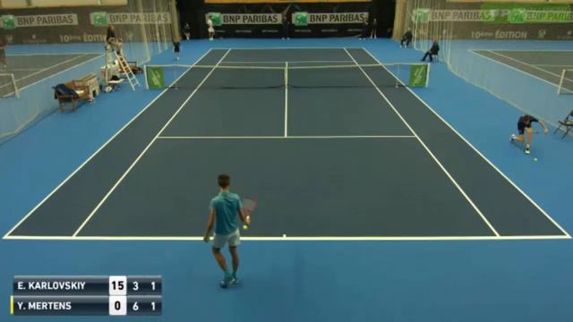 Karlovskiy (RUS) vs. Mertens (BEL) 2019 ATP Challenger Rennes Open Singles Tennis Match (23.1.19) смотреть онлайн