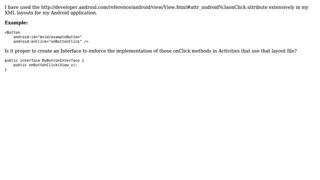 Software Engineering: Proper way to implement Android XML onClick attribute in Activity смотреть онлайн