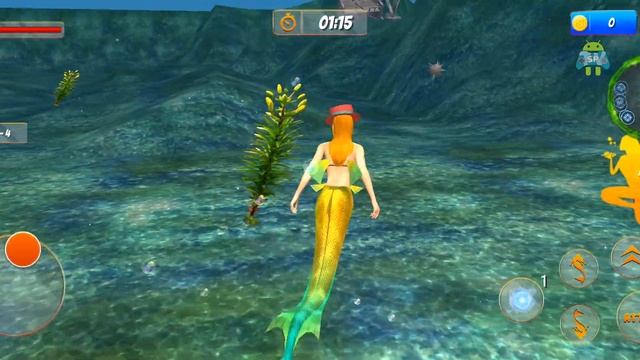 Mermaid Simulator: Sea & Beach Adventure - Android gameplay смотреть онлайн