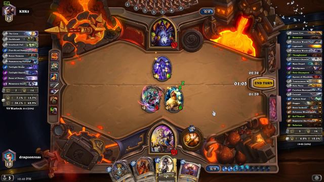 Ranked Hearthstone Match Vs. KHK2 смотреть онлайн