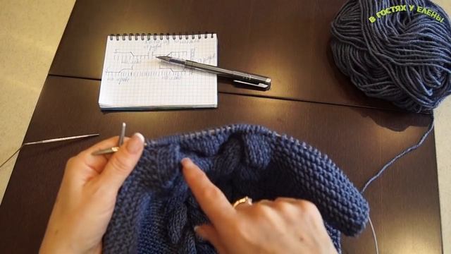 ВЯЖЕМ КОСУ ИЗ 30 ПЕТЕЛЬ. смотреть онлайн