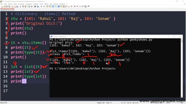 items Method in Python (Hindi) смотреть онлайн