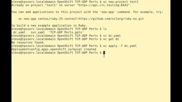 OpenShift Services Exposing TCP UDP Ports смотреть онлайн