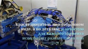 Как и чем покрасить автомобильный двигатель