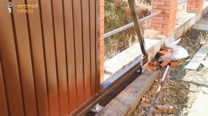 ЮгСтройМеталл: Ворота и калитка из сайдинга "Евробрус" в Краснодаре