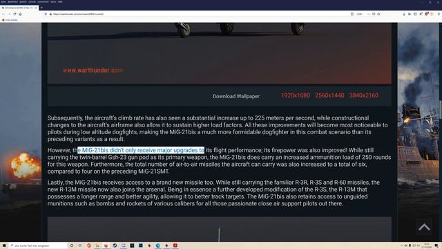 Mig 21bis - Absolute Soviet Beast [War Thunder Dev Blog] смотреть онлайн