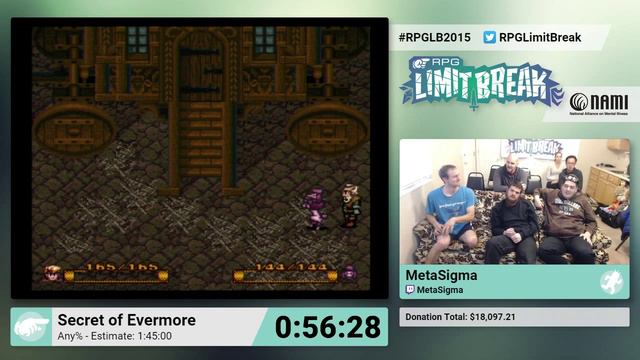 Secret of Evermore by MetaSigma (RPG Limit Break 2015 Part 24) смотреть онлайн