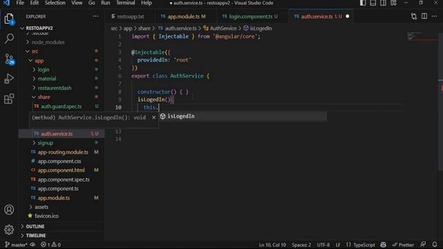 Angular 16 Restaurant V2.O Project from scratch | Authguard and Services in angular смотреть онлайн