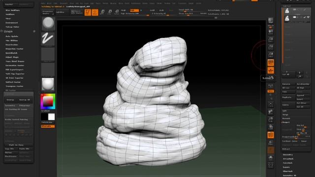 Complete High Poly to Low Poly Workflow - Zbrush Maya смотреть онлайн