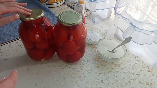 Так Быстро Помидоры я ещё не закрывала. Помидоры ? без зелени на зиму.