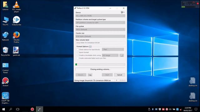 How to create a UEFI Bootable Linux Mint 64-Bit USB using Rufus смотреть онлайн