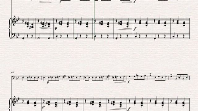 Danse Macabre for bassoon and piano backing track смотреть онлайн