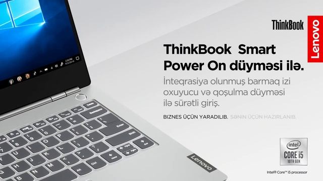 Lenovo ThinkBook Smart Power On