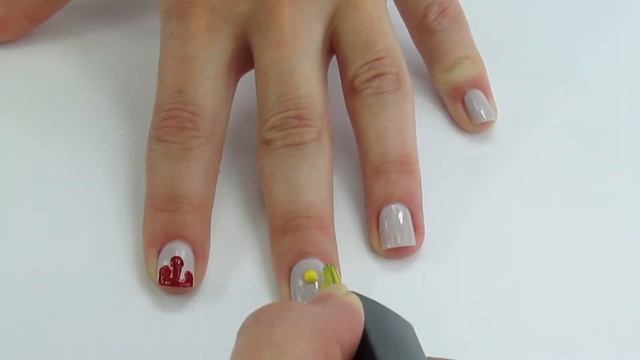 Nail-Art Рисуем на ногтях Детский маникюр Простые рисунки на ногтях drawings on the nails смотреть онлайн