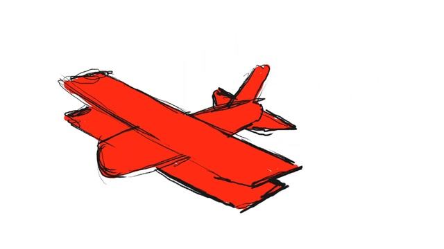 22 - Red plane sketch animation смотреть онлайн