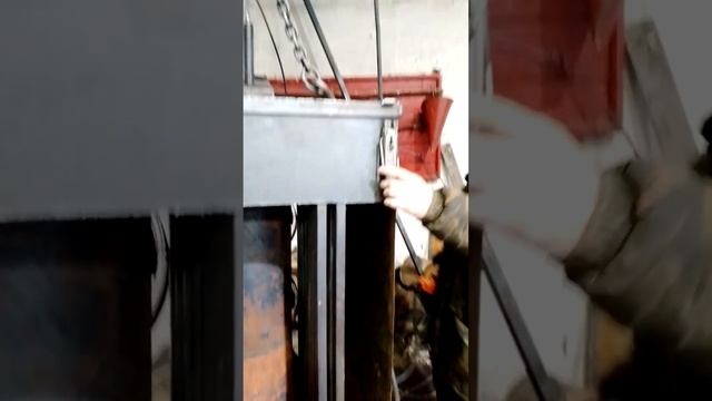 Печь на отработке из балонна и проф.трубы смотреть онлайн