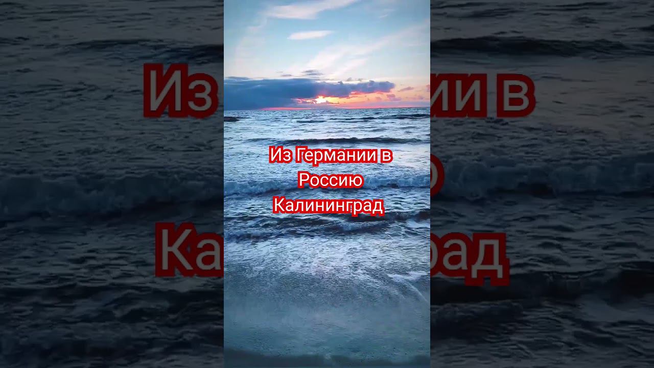 Из Германии в Россию.  Наша жизнь в Калининграде.  Лето. Море