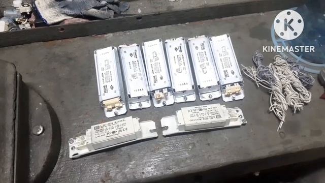 Разбор светильников, Разбор дроссилей в металл. смотреть онлайн