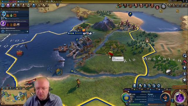 Let's Play Civilization 6: Großkolumbien auf Gottheit (30) | New Frontier Pass [Deutsch] смотреть онлайн