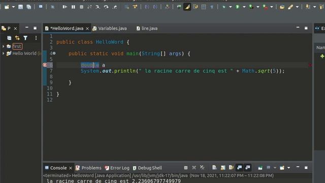Programmer en JAVA DEBUTANT 17 la class Math смотреть онлайн