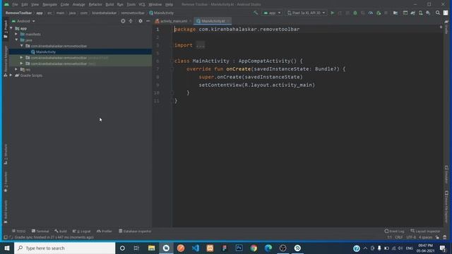 How To Remove Toolbar in Android Studio смотреть онлайн