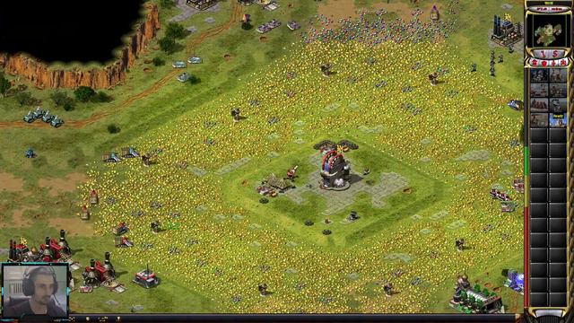 Red Alert 2 | cncnet | YuRKiLLy,ENGdhedgi & Dimitrije team | right between the isles map | 3v3 смотреть онлайн