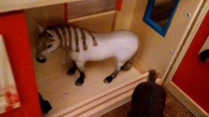 Обзор по моей конюшне для лошадей шляйх.