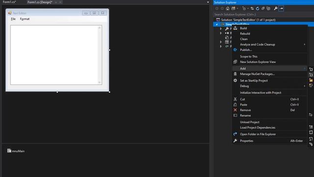 C# Projects for Beginners: Creating Text Editor 8/16 смотреть онлайн