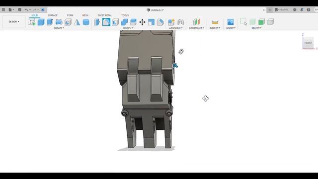 fusion 360 sci fi leg - Time lapse_ part 1 смотреть онлайн