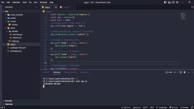 CRIANDO SITE DO ZERO COM HTML , CSS, NODE E JAVASCRIPT E SUBINDO PARA O SERVIDOR смотреть онлайн