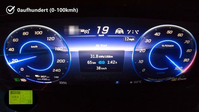 Mercedes-Benz EQS 450+ 2023 0-100 Acceleration Interior Look смотреть онлайн