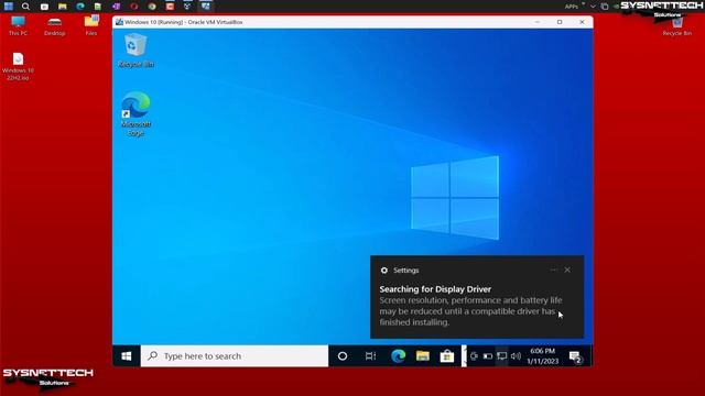 How to Install Windows 10 on VirtualBox 7.0 (NVMe Disk) | SYSNETTECH Solutions смотреть онлайн