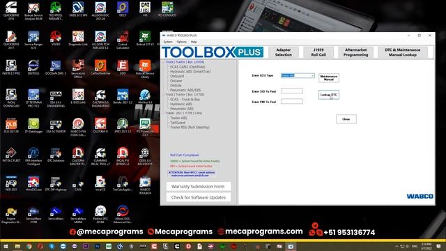 Testing New WABCO TOOL BOX 13.6.2 + ECAS 3 + AFTERMARKET - 2022