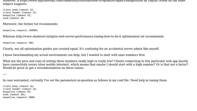 DevOps & SysAdmins: Setting timeouts in nginx.conf смотреть онлайн