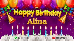 Alina Happy birthday To You - Happy Birthday song name Alina 🎁